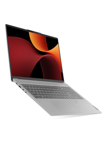 Лаптоп Lenovo IdeaPad Slim 5 16AHP9 (83DD0045BM)(сив), осемядрен AMD Ryzen 7 8845HS 3.8/5.1GHz, 16" (40.64cm) WUXGA IPS Anti-Glare Display, (HDMI), 32GB LPDDR5X, 1TB SSD NVMe, 2x USB 3.2 Gen 1 Type-C, Windows 11 Home