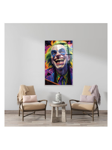 Стъклено АРТ пано -  Хаос и усмивка