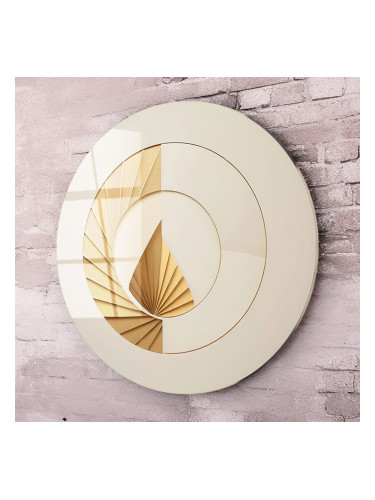 Кръгло стъклено АРТ пано -  Изкуство и Хармония