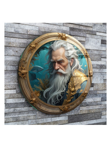 Кръгло стъклено пано - Мъдростта на дълбините