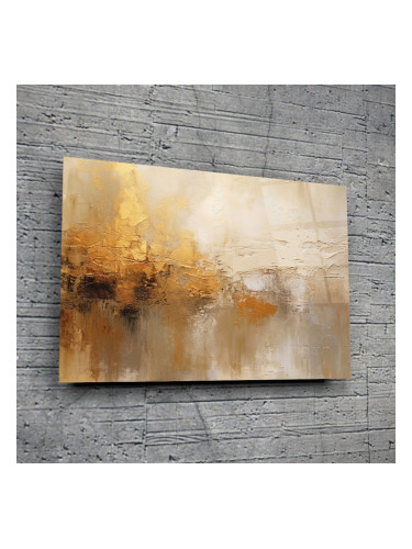 Стъклено АРТ пано - Златисти Отражения