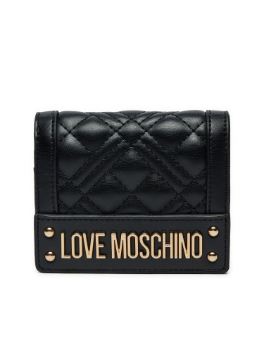 Малък дамски портфейл LOVE MOSCHINO JC5601PP1LLA0000 Черен