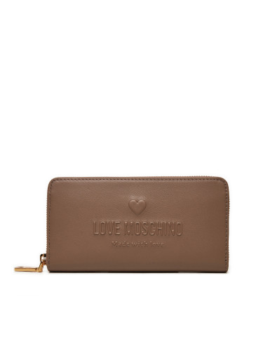 Голям дамски портфейл LOVE MOSCHINO JC5629PP1LL1020A Кафяв