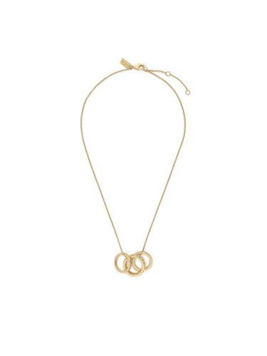 Колие Coach Signature Openwork Pendant Necklace 37422694GLD710 Златист