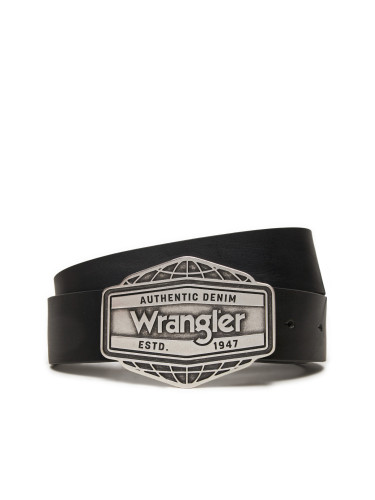 Мъжки колан Wrangler Big Buckle 112358068 Черен