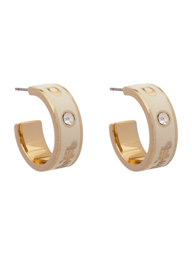 Обици Coach Enamel Horse & Carriage Hoop Earrings 37479036GLD100 Златист