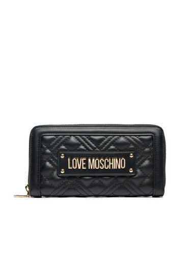 Голям дамски портфейл LOVE MOSCHINO JC5600PP1LLA0000 Черен