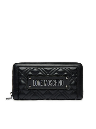 Голям дамски портфейл LOVE MOSCHINO JC5600PP1LLA000A Черен