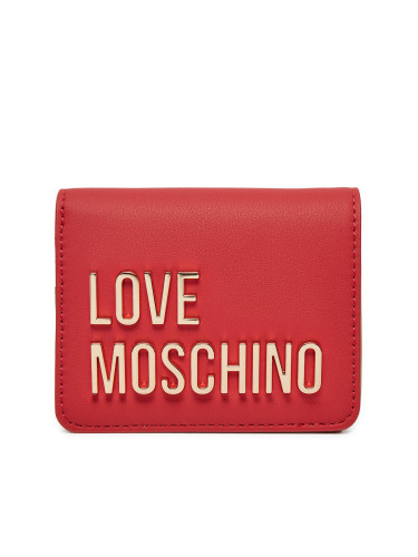 Малък дамски портфейл LOVE MOSCHINO JC5612PP1LKD0500 Червен