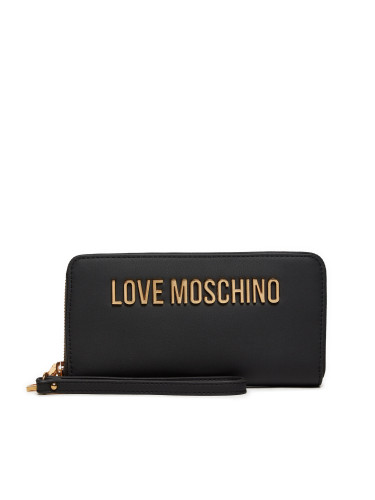 Голям дамски портфейл LOVE MOSCHINO JC5620PP1LKD0000 Черен