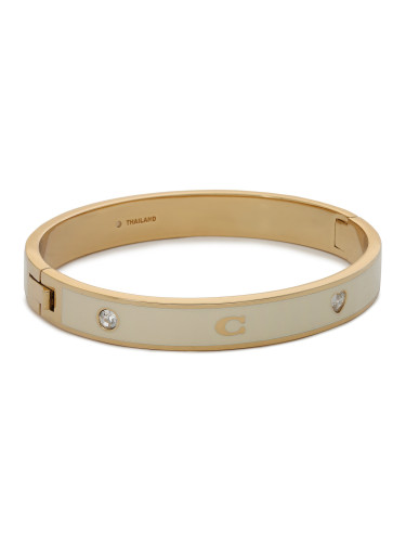 Гривна Coach Enamel Horse & Carriage Hinged Bangle Bracelet 37479035GLD100 Златист