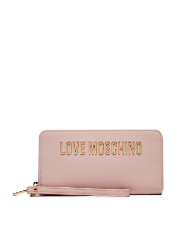 Голям дамски портфейл LOVE MOSCHINO JC5620PP1LKD0600 Розов