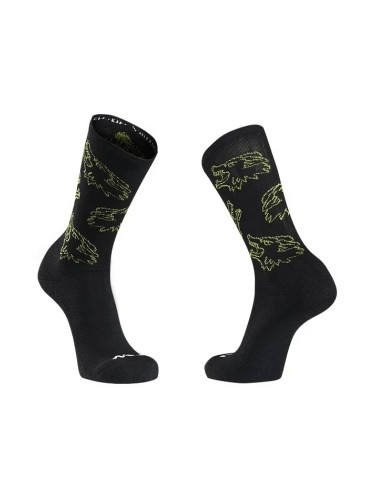 Cyklistické ponožky NorthWave  Core Sock Black/Green