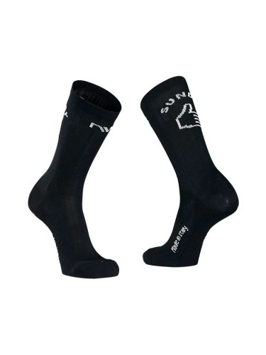 Cyklistické ponožky NorthWave  Sunday Monday High Sock Black