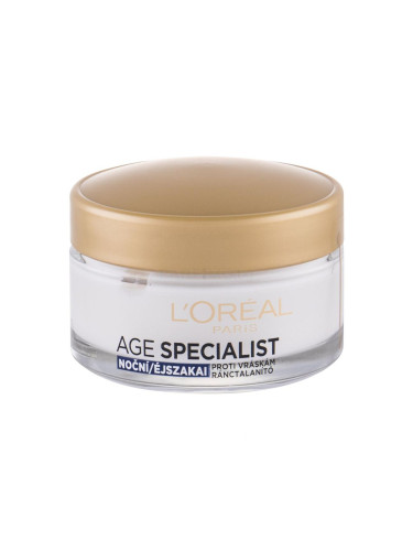 L'Oréal Paris Age Specialist 55+ Нощен крем за лице за жени 50 ml увредена опаковка