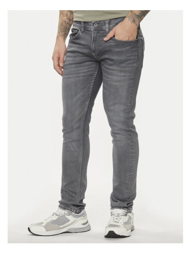 Pepe Jeans Дънки PM207389 Сив Slim Fit