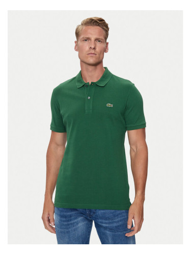 Lacoste Тениска с яка и копчета PH4012 Зелен Slim Fit