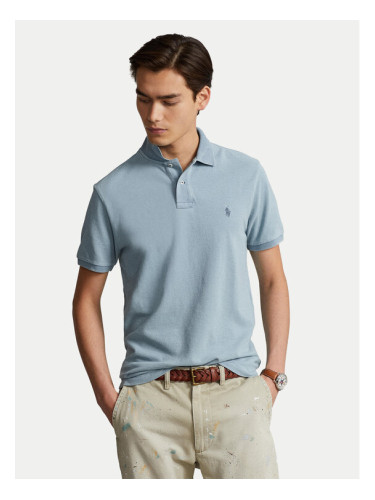 Polo Ralph Lauren Тениска с яка и копчета 710536856216 Син Slim Fit