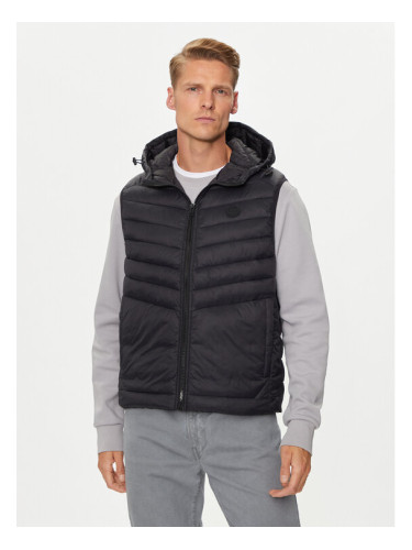 Jack&Jones Елек Sprint 12258452 Черен Regular Fit