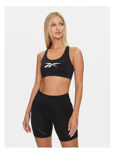 Reebok топ Train BL Bra 100075674 Черен Slim Fit