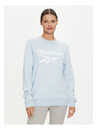 Reebok Суитшърт Fleece Crew 100037628 Син Regular Fit