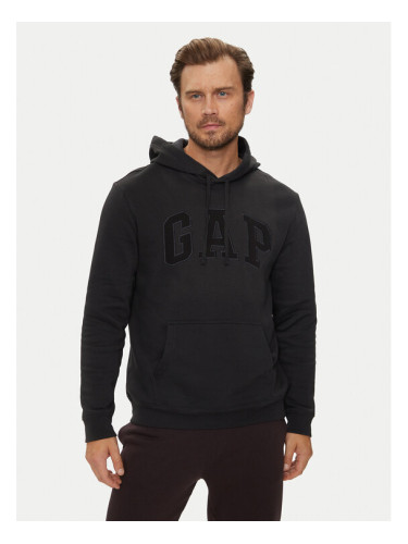 Gap Суитшърт 867073-29 Черен Regular Fit