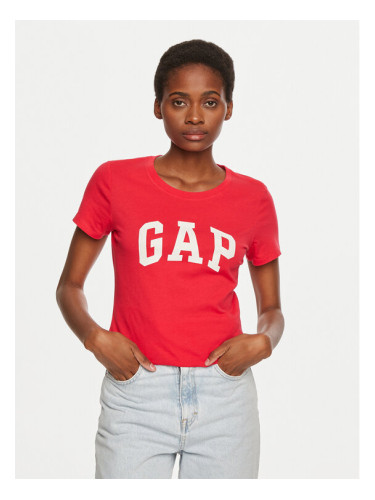 Gap Тишърт 417797-01 Червен Regular Fit