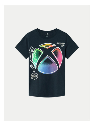 NAME IT Тишърт XBOX 13232200 Тъмносин Regular Fit