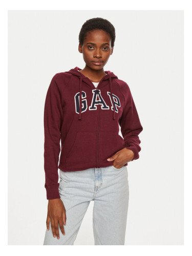 Gap Суитшърт 463503-00 Бордо Regular Fit