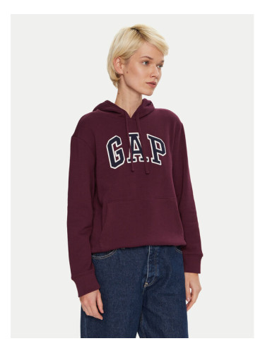 Gap Суитшърт 463506-02 Бордо Regular Fit