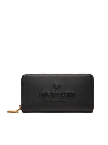 LOVE MOSCHINO Голям дамски портфейл JC5629PP1LL1000A Черен