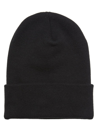 Extended Beanie Hat Black