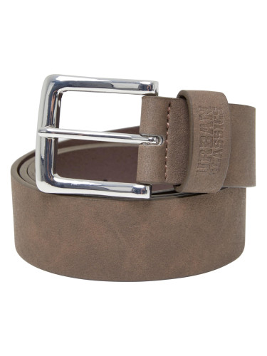 Suede Leather Imitation Belt brown