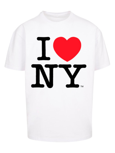 Men's T-shirt I Love NY Oversize white