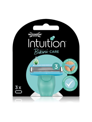 Wilkinson Sword Intuition Sensitive Care Резервни остриета с алое вера 3 бр.