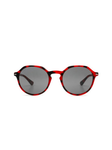 Persol PO3255S 1100B1 51 - кръгла слънчеви очила, unisex, червени