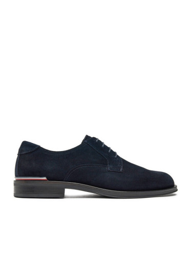 Tommy Hilfiger Обувки Core Rwb Hilfiger Suede Shoe FM0FM04868 Тъмносин