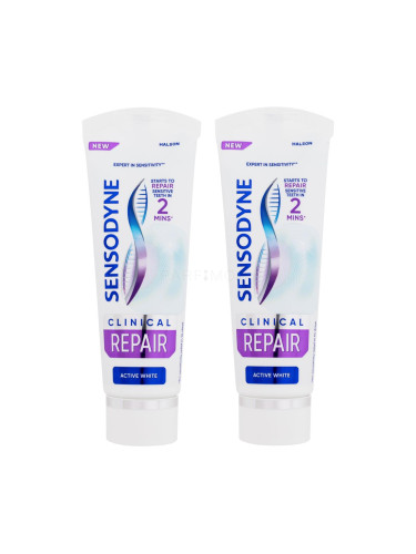 Sensodyne Clinical Repair Active White Duo Паста за зъби Комплект