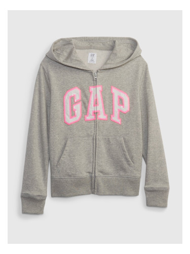 Gray girly sweatshirt with GAP logo