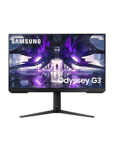 Монитор Samsung Odyssey G3 LS-27AG320 (2021), 27" (68.58 cm) VA панел, 165Hz, Full HD, 1ms, 250cd/m2, DisplayPort, HDMI