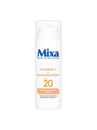 Mixa Vitamin C + Niacinamide Anti-Dark Spot Cream SPF20 Дневен крем за лице 50 ml