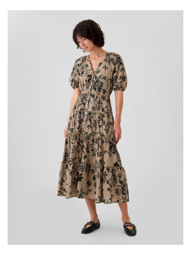 GAP Floral Shirt Maxi Dress - Ladies
