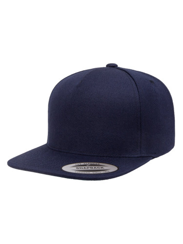 Premium Snapback Cap Navy Blue