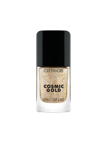 Catrice Effect Top Coat Cosmic Gold Лак за нокти за жени 10,5 ml Нюанс 030 Celestial Light