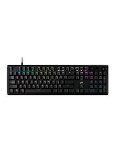  Механична клавиатура Corsair - K70 CORE, MLX Red, RGB, черна