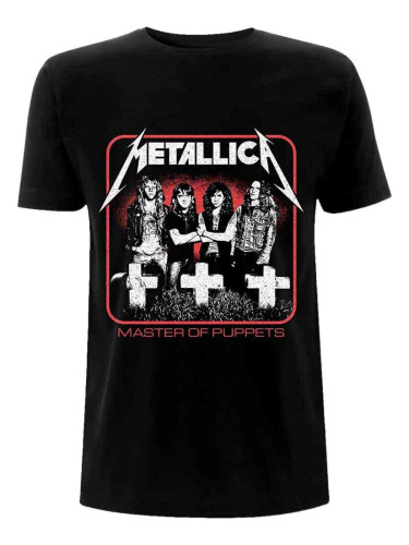 Metallica Риза Vintage Master of Puppets Photo Unisex Black 2XL