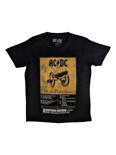 AC/DC Риза 8 Track Unisex Black 2XL