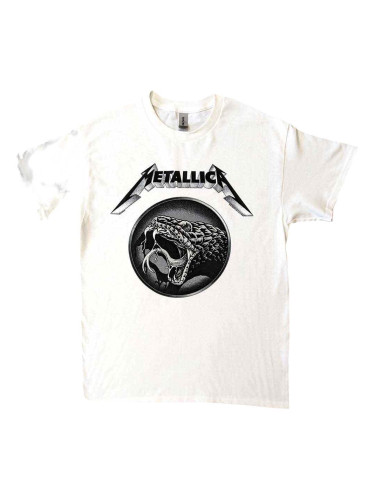 Metallica Риза Black Album Poster Unisex White 2XL