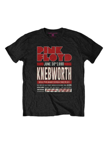 Pink Floyd Риза Knebworth '90 Red Unisex Black M