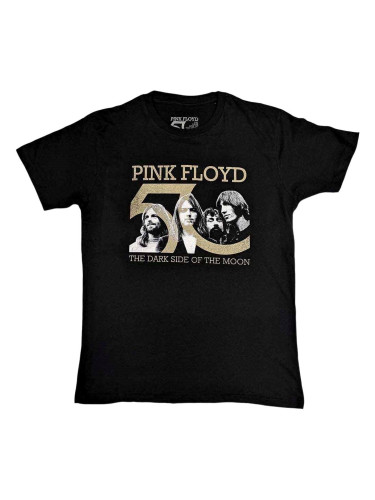 Pink Floyd Риза Band Photo & 50th Logo Unisex Black M